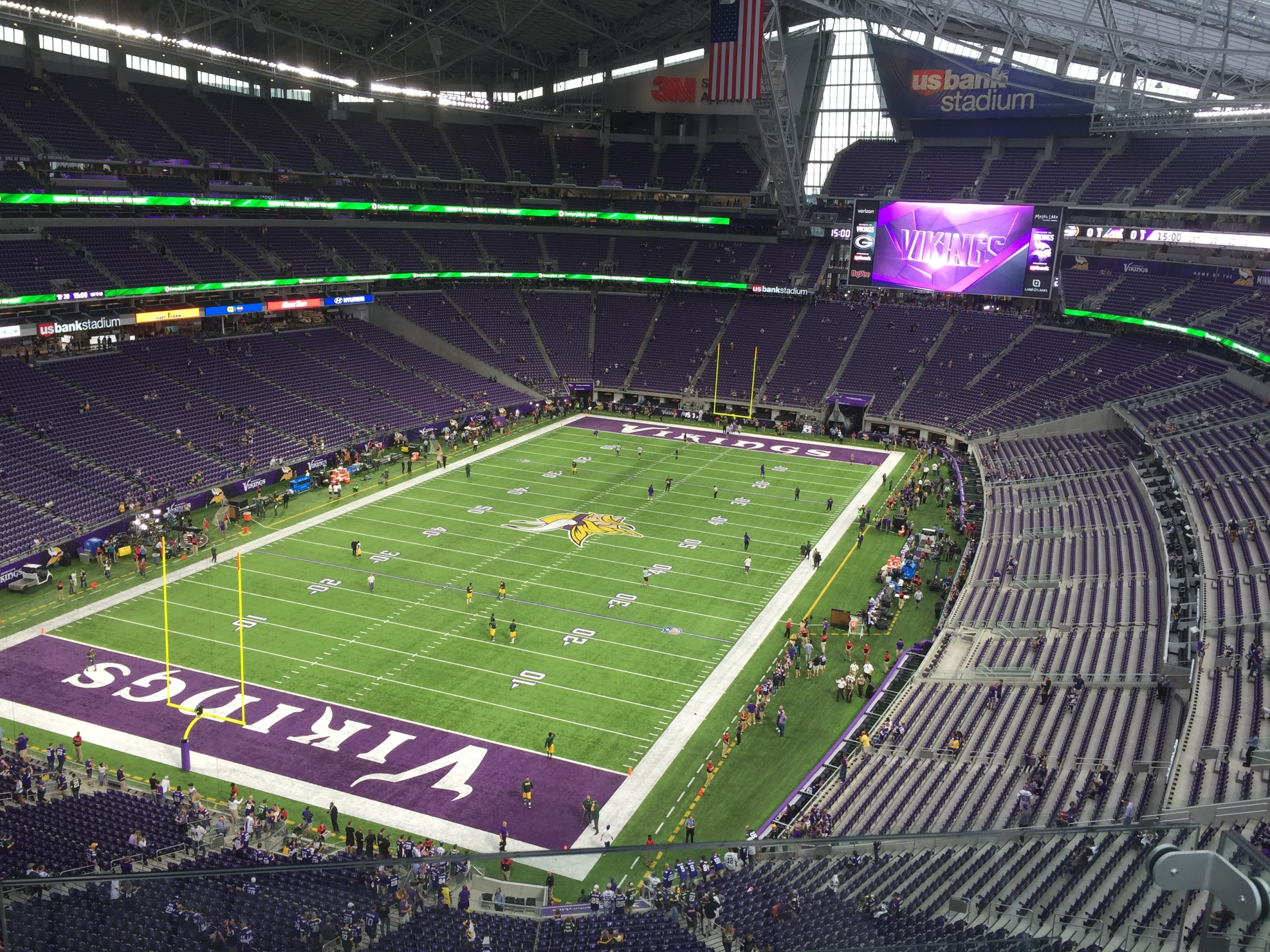 US Bank Stadium Minnesota Vikings Ross Video