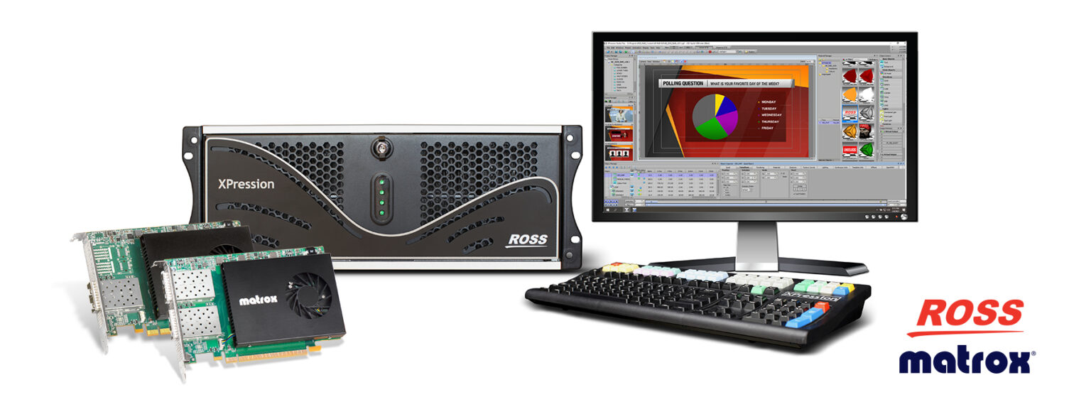 Ross Chooses Matrox SMPTE ST 2110 NIC Cards to Power XPression Graphics ...