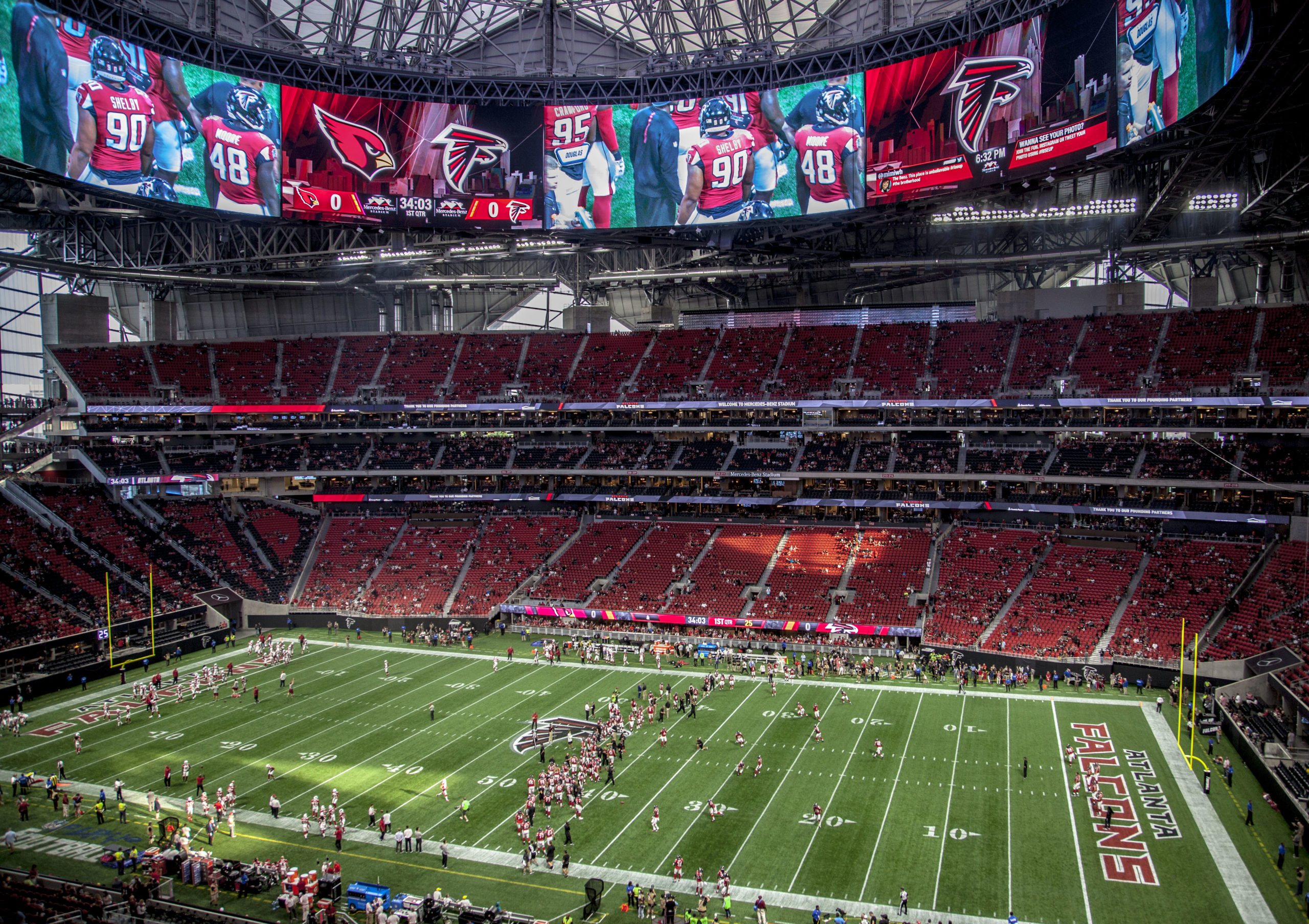 Mercedes Benz Stadium Ross Video