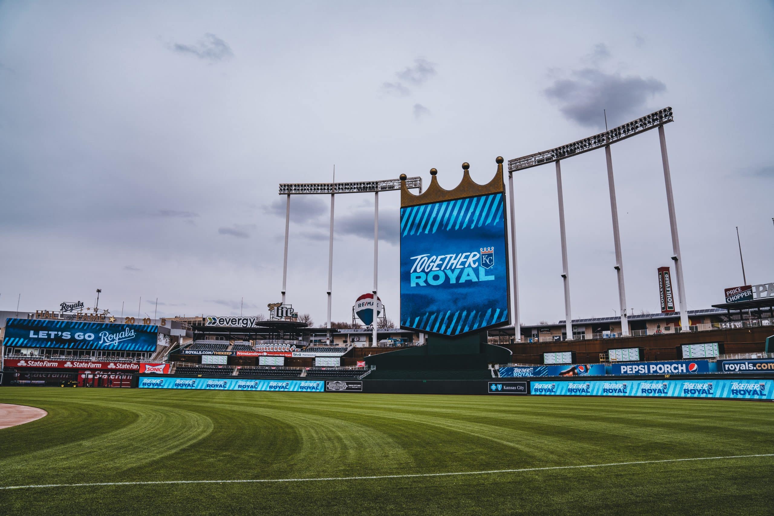 outside kansas city royals stadium