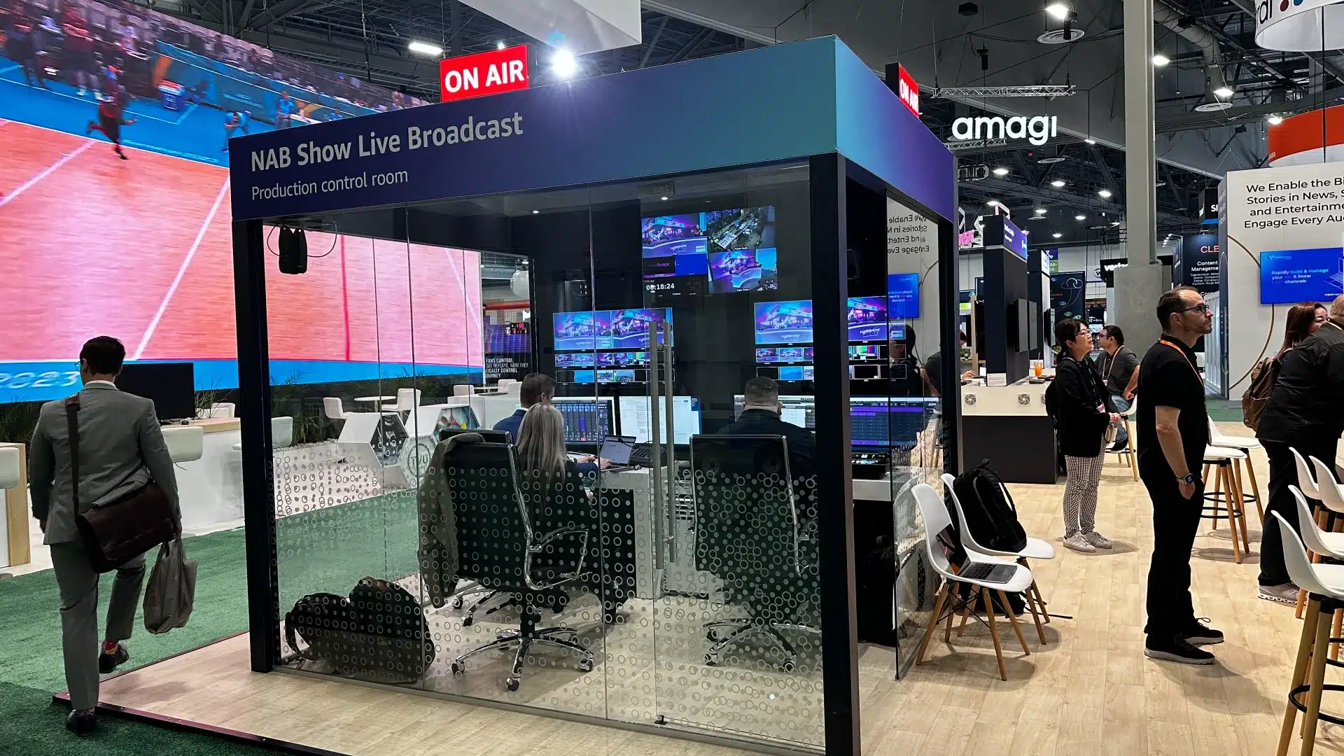 AWS Live Show production control room