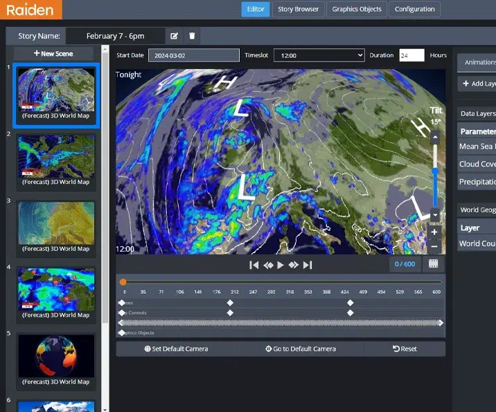 Create weather stories anywhere