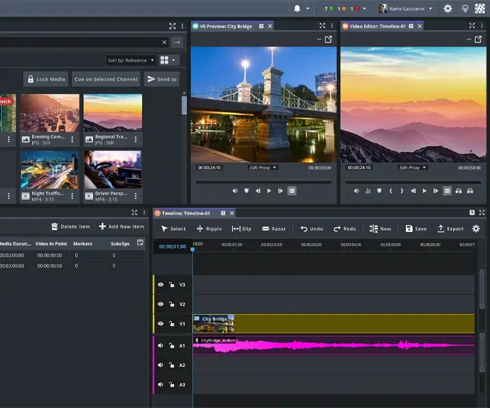 Browser-based video editing