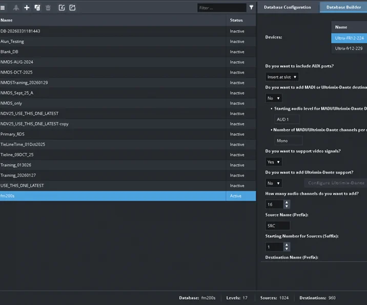 One UI for system setup