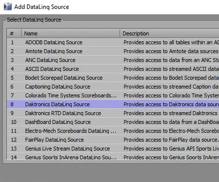Automated live data integration