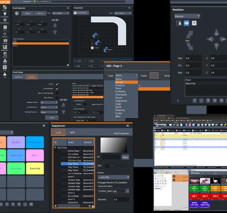 Customizable scene control