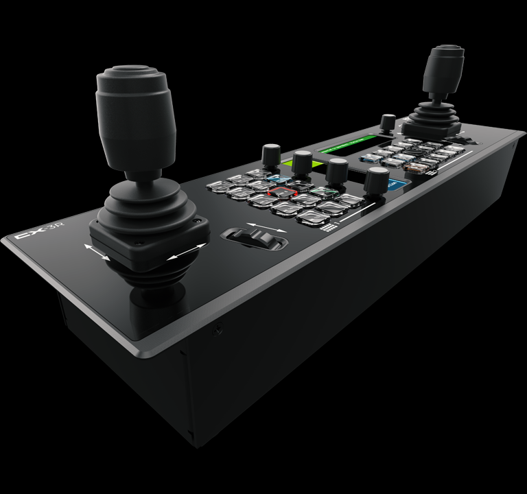 Touchscreen + Joystick operation