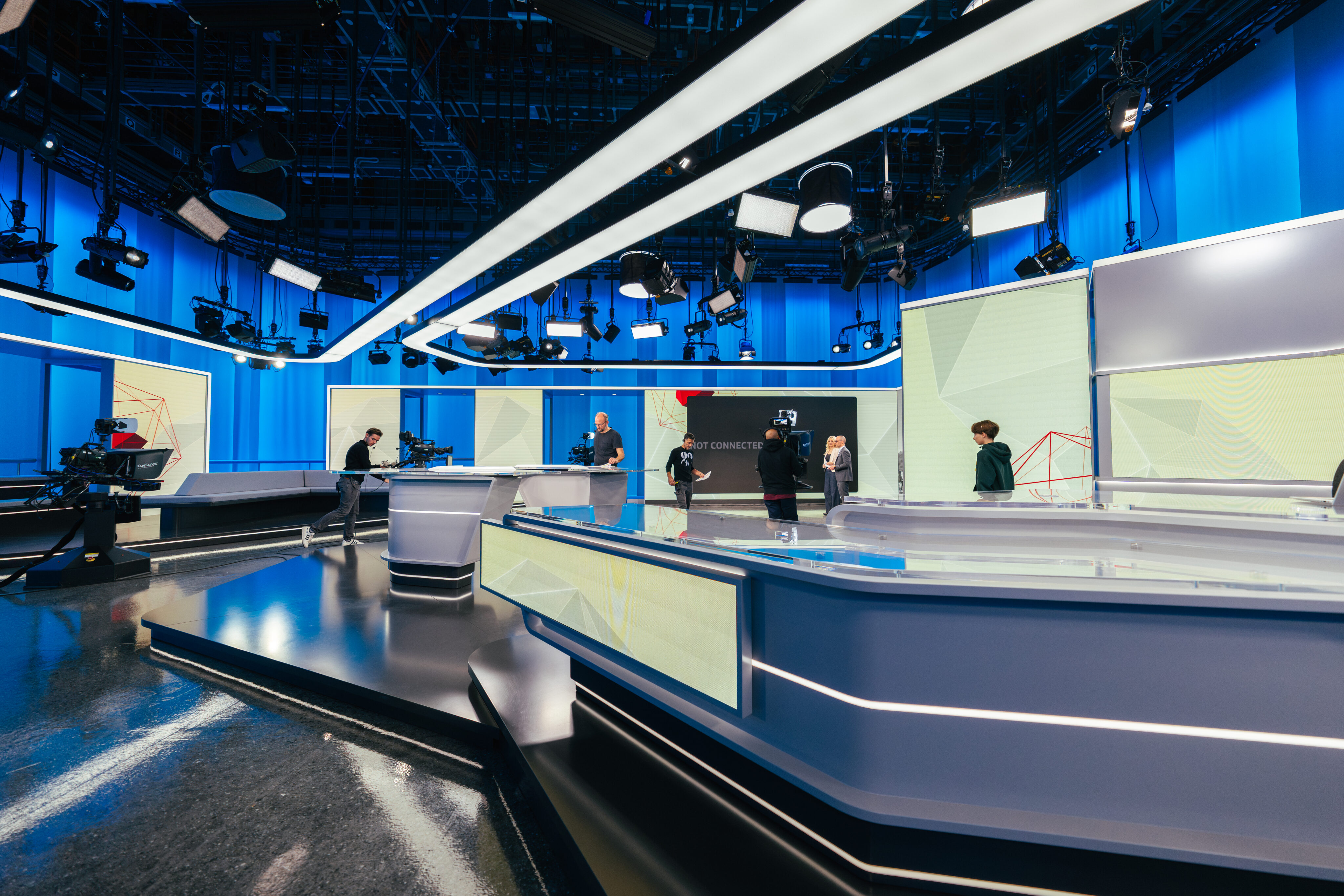 Scale confidently from single studios to large broadcast environments with flexible IP-based workflows and configurable control stations.