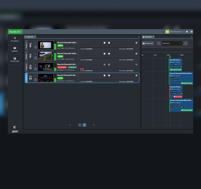 Real-time controls and markers