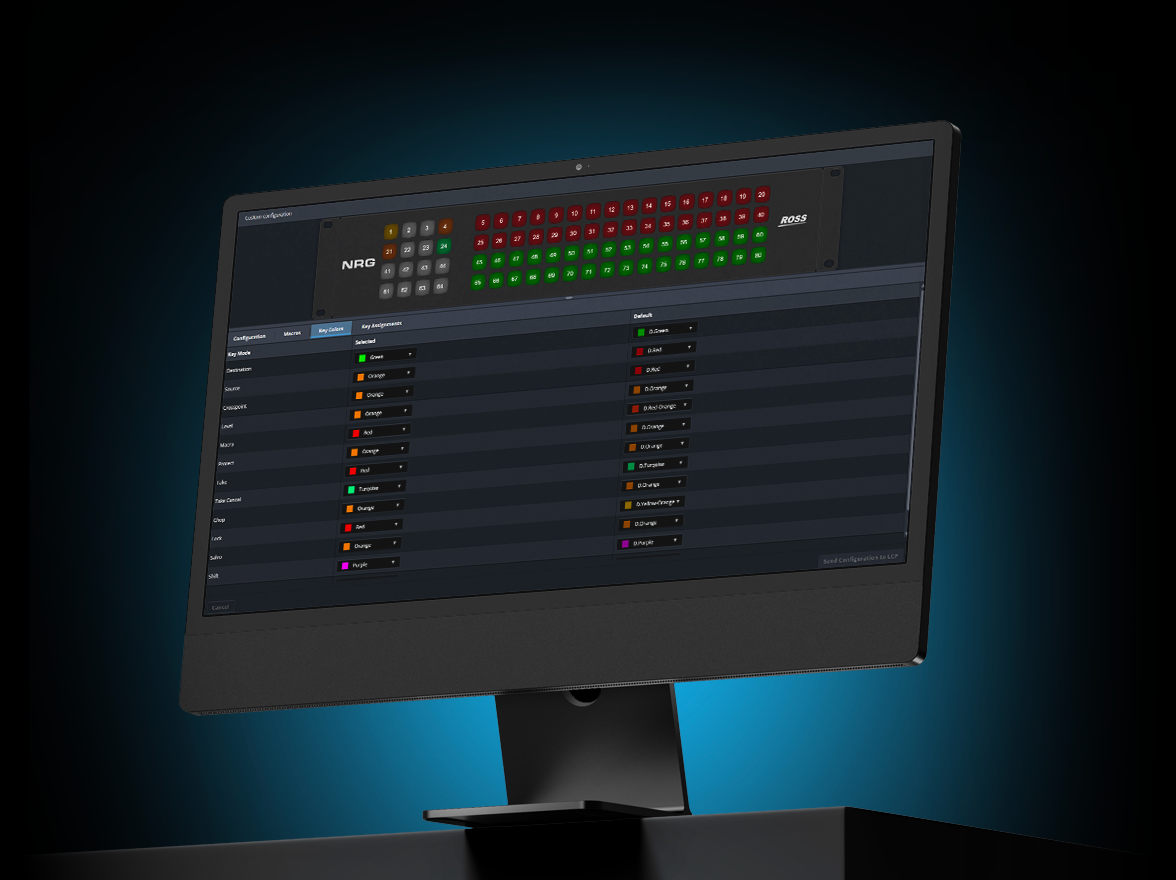 DashBoard makes NRG easy to configure, monitor and control, with fast setup, seamless facility integration and customizable soft panels for every operator.