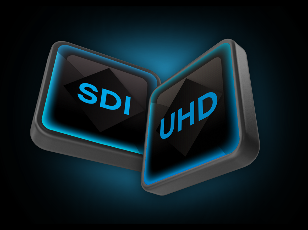 NRG supports the essential formats you need including ASI, MADI and SDI - with 12 Gb/s  capability as standard. Whatever your production demands now or down the road, NRG is ready to route it.