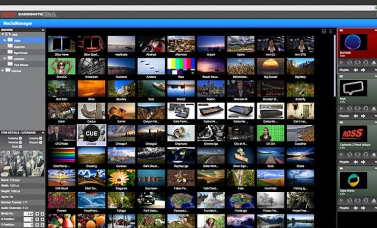 Play back media and graphics
